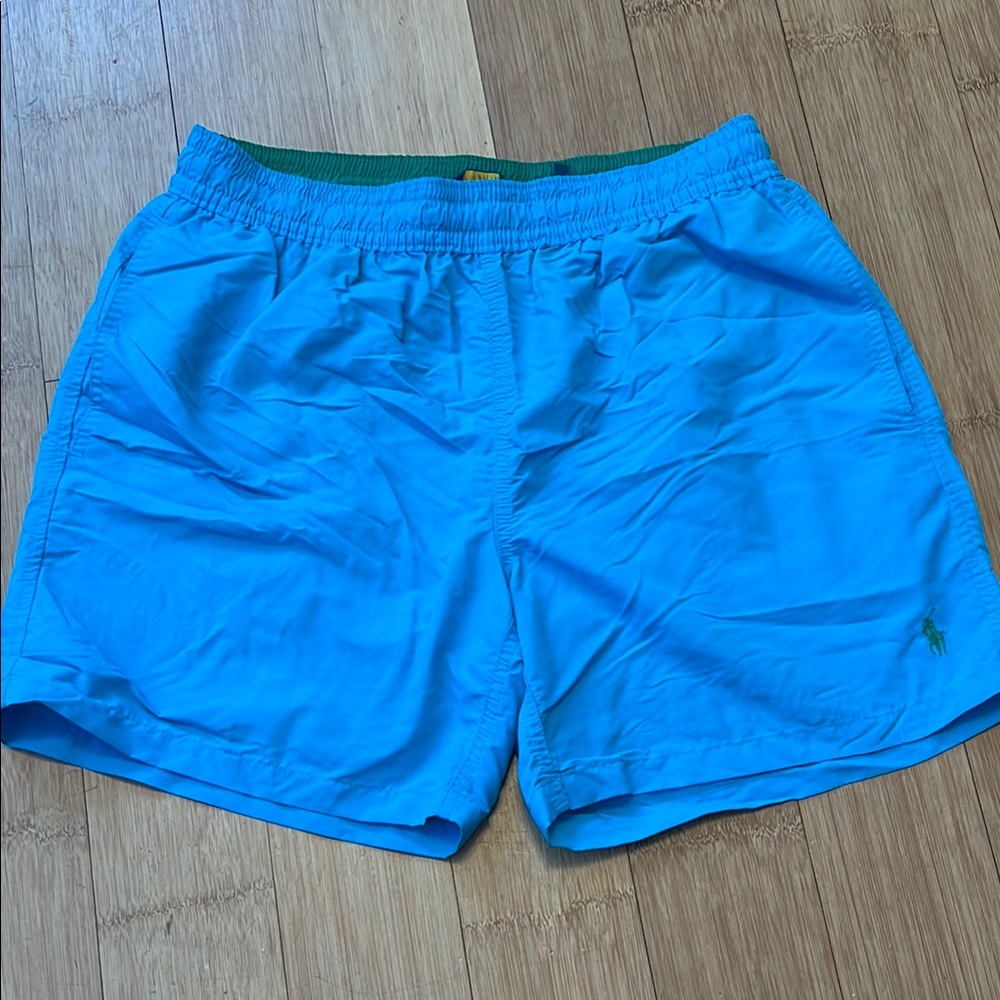Polo by Ralph Lauren Men's Blue Swim Shorts - Medium